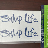 Swamp Life Text Decal for Cars, Trucks, Boats, and Yeti Coolers and Insulated Cups